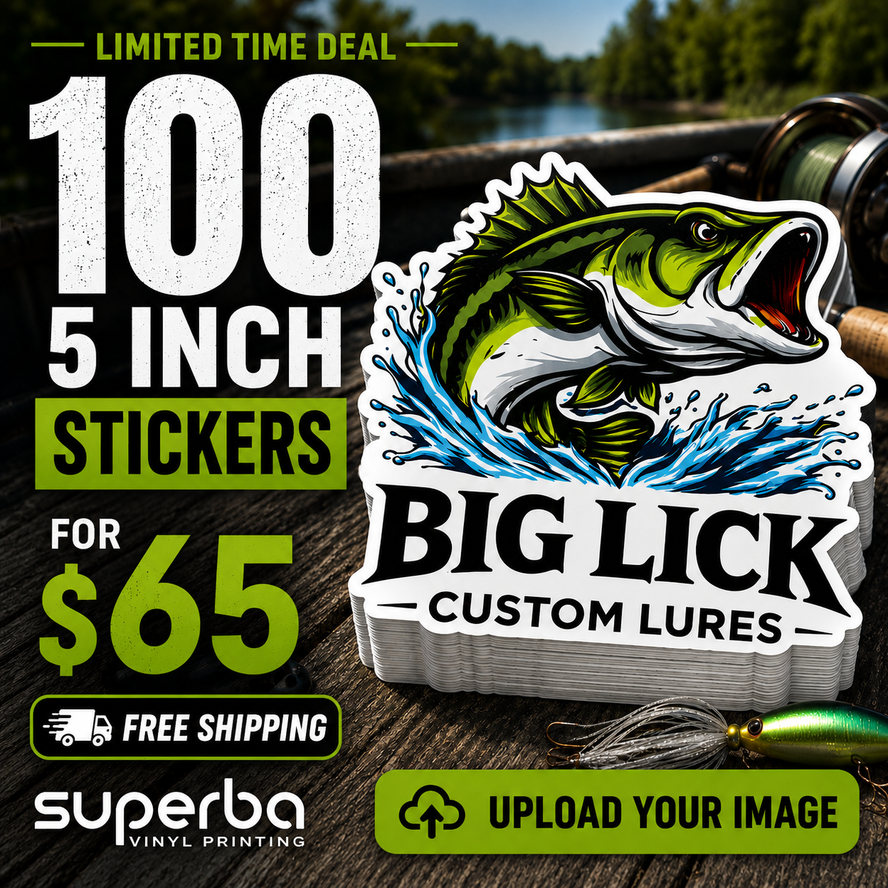 5″ Vinyl Stickers – 100 Pack